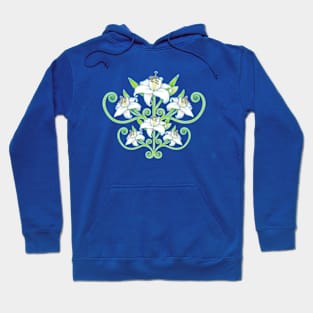 Extravagant Elizabethan Folkloric Lily Hoodie